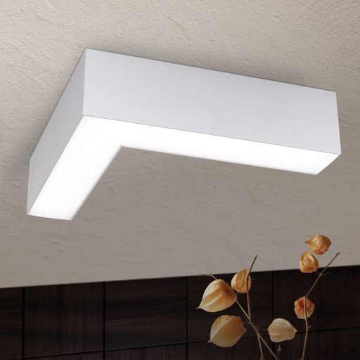 BROOKLYN modern LED függőlámpa , alumínium, 1300lm, szögletes, 30x30 cm ,4000K