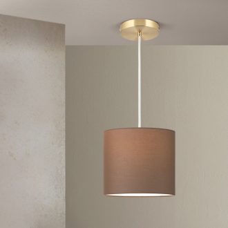   SHADE modern függőlámpa, matt sárgaréz, kis méret, Ø20 cm