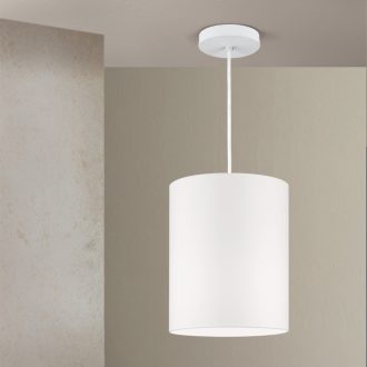 SHADE modern függőlámpa, fehér, nagy méret, Ø33 cm