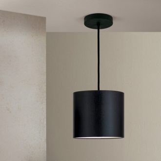 SHADE modern függőlámpa, fekete, kis méret, Ø20 cm