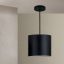 SHADE modern függőlámpa, fekete, közepes méret, Ø25 cm