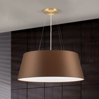 SHADE modern függőlámpa, matt sárgaréz, Ø70 cm