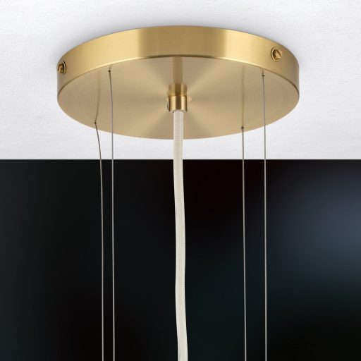 SHADE modern függőlámpa, matt sárgaréz, Ø70 cm