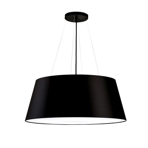 SHADE modern függőlámpa, fekete, Ø70 cm