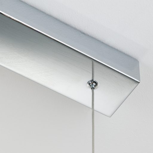 MOON modern kristály LED függőlámpa , króm, 1500lm