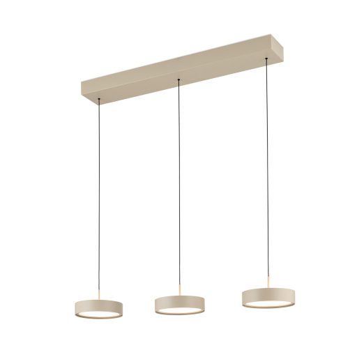 TEIDE modern LED függőlámpa , barna, 6000lm