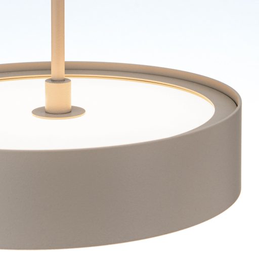 TEIDE modern LED függőlámpa , barna, 6000lm