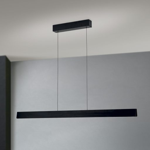 TARA modern CCT LED függőlámpa , fekete, 1200lm