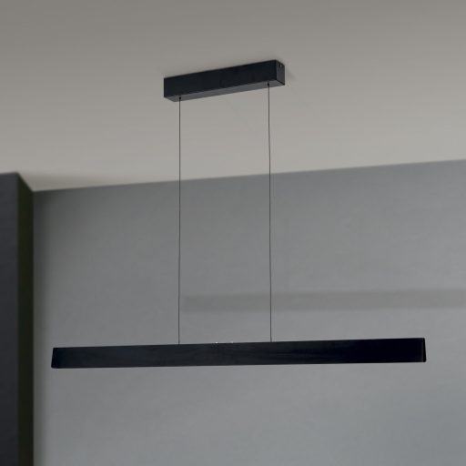 TARA modern CCT LED függőlámpa , fekete, 1200lm