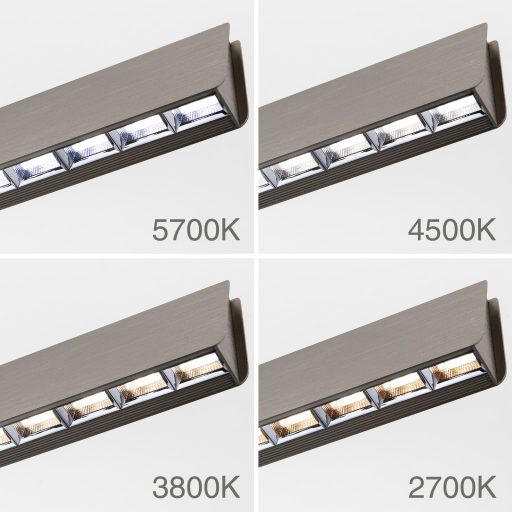 TARA modern CCT LED függőlámpa , matt króm, 1200lm