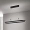 CARRARA modern LED függőlámpa, fekete, 120 cm, 2700–4000 K