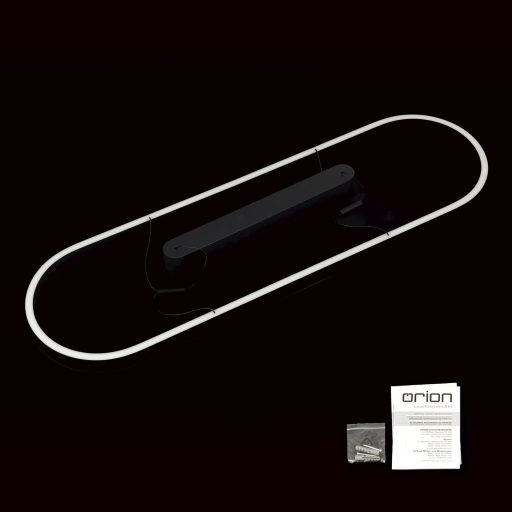 CARRARA modern LED függőlámpa, fekete, 120 cm, 2700–4000 K