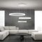 KOLK modern LED függőlámpa, fehér, 115 cm, 2700–4000 K, 180 W