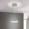 TEIDE modern LED függőlámpa, khaki, Ø33,5 cm, 2700 K