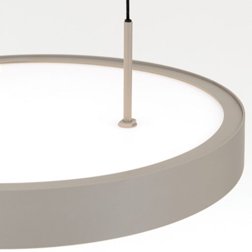 TEIDE modern LED függőlámpa, khaki, Ø33,5 cm, 2700 K