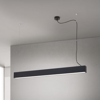   PALKKI modern LED profillámpa, fekete, 113 cm, 3000–5000 K