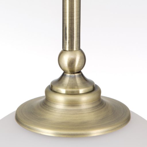 OLD LAMP klasszikus függőlámpa 1xE27, patina 22 cm matt opál