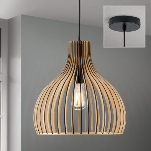 ERIK modern függőlámpa 1xE27, barna 35 cm 