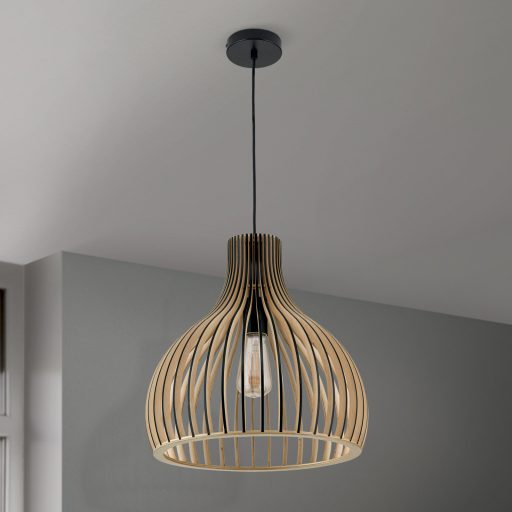 ERIK modern függőlámpa 1xE27, barna 35 cm 