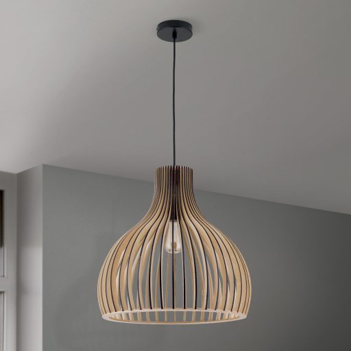 ERIK modern függőlámpa 1xE27, barna 45 cm 