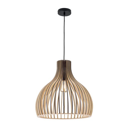 ERIK modern függőlámpa 1xE27, barna 45 cm 