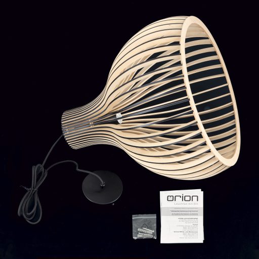 ERIK modern függőlámpa 1xE27, barna 45 cm 