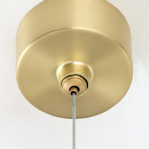 TUMBLER modern függőlámpa, fekete, lefelé világító, Ø90 cm