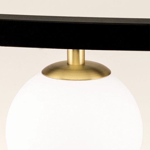 TUMBLER modern függőlámpa, fekete, lefelé világító, Ø120 cm