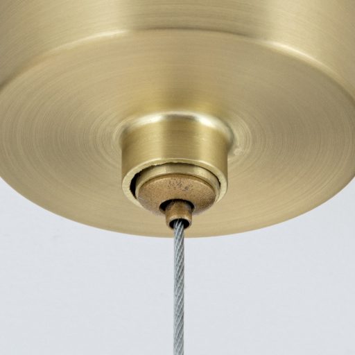 TUMBLER modern függőlámpa, fekete, felfelé világító, Ø90 cm