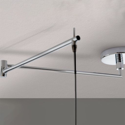 FULA modern mennyezeti lámpa 1xE27, króm