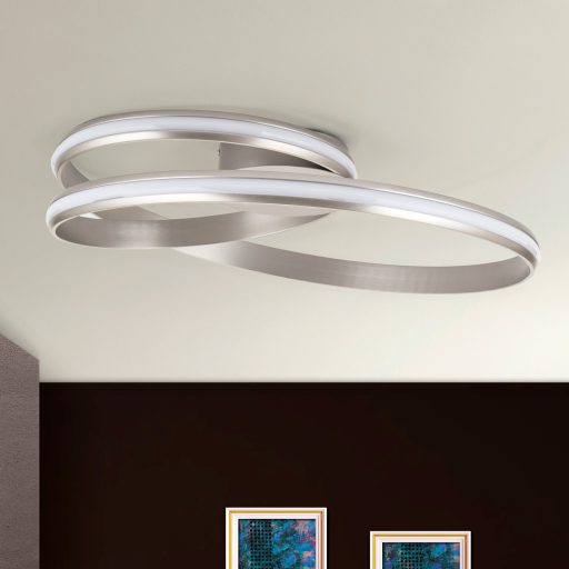 CIRCUS LED mennyezeti lámpa, satin