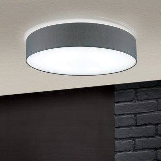 SHADE modern LED mennyezeti lámpa, szürke, Ø40 cm, 3000 K