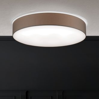 SHADE modern LED mennyezeti lámpa, barna, Ø60 cm, 3000 K
