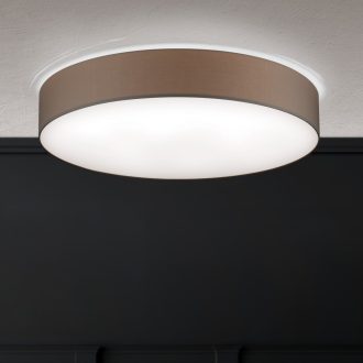 SHADE modern LED mennyezeti lámpa, barna, Ø80 cm, 3000 K