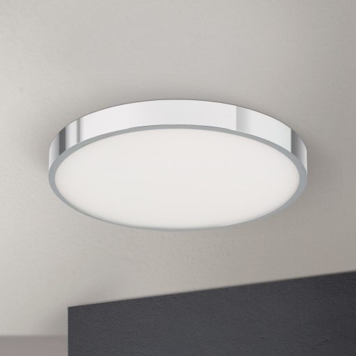 BULLY LED mennyezeti lámpa, króm, 24 cm