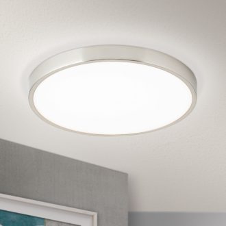 BULLY modern LED mennyezeti lámpa , matt króm, 2300lm