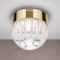 BALL modern LED mennyezeti lámpa, arany, Ø10 cm, 3000 K