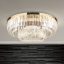PRISM modern kristály LED mennyezeti lámpa , arany, 11600lm