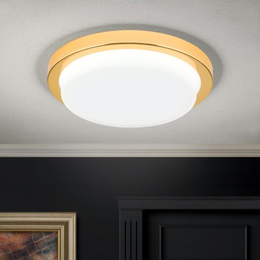 LEROX modern LED mennyezeti lámpa , arany, 1300lm