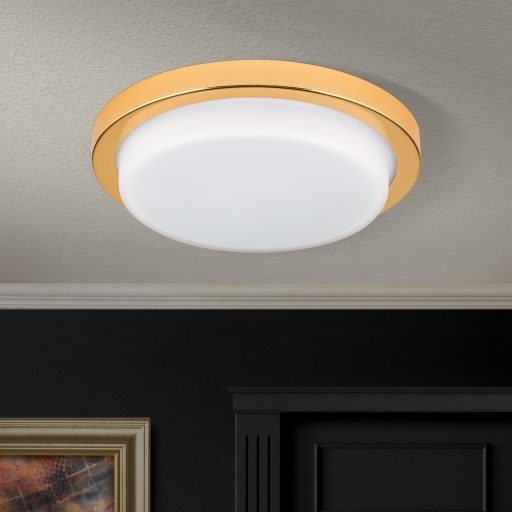 LEROX modern LED mennyezeti lámpa , arany, 1300lm