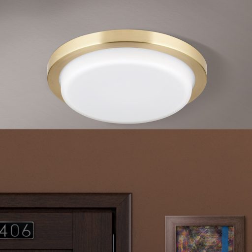 LEROX modern LED mennyezeti lámpa , matt réz, 1300lm
