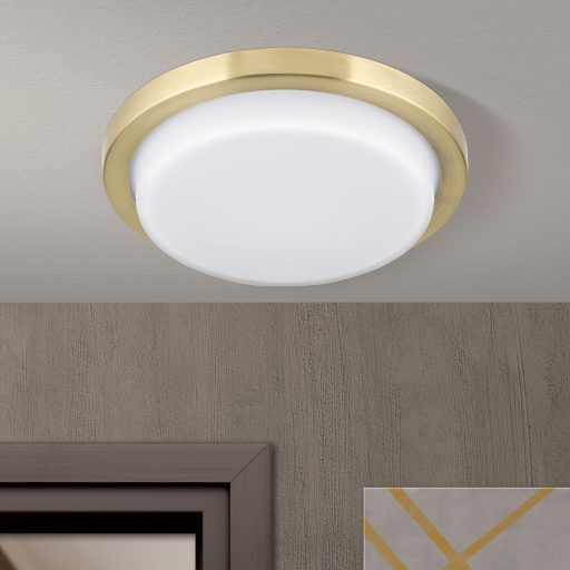 LEROX modern LED mennyezeti lámpa , patina, 1300lm