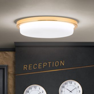 LEROX modern LED mennyezeti lámpa , arany, 2100lm