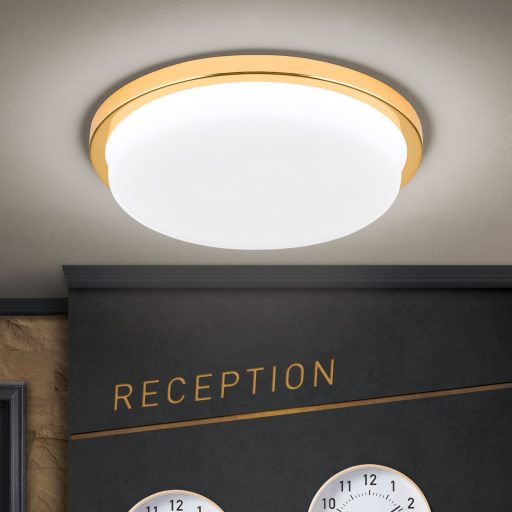 LEROX modern LED mennyezeti lámpa , arany, 2100lm