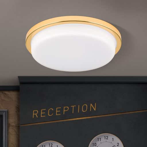 LEROX modern LED mennyezeti lámpa , arany, 2100lm