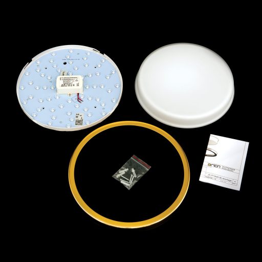 LEROX modern LED mennyezeti lámpa , arany, 2100lm