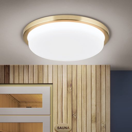 LEROX modern LED mennyezeti lámpa , matt réz, 2100lm