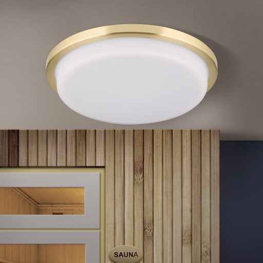 LEROX modern LED mennyezeti lámpa , matt réz, 2100lm