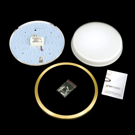 LEROX modern LED mennyezeti lámpa , matt réz, 2100lm