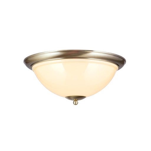 OLD LAMP klasszikus mennyezeti lámpa 3xE27, patina 50 cm sárga